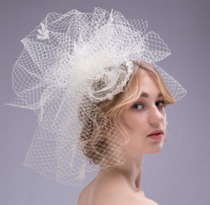White/Black/Red/Ivory Bowknot Wedding Hair Ornaments Bridal Headpiece Fascinator (Dream-H10023)